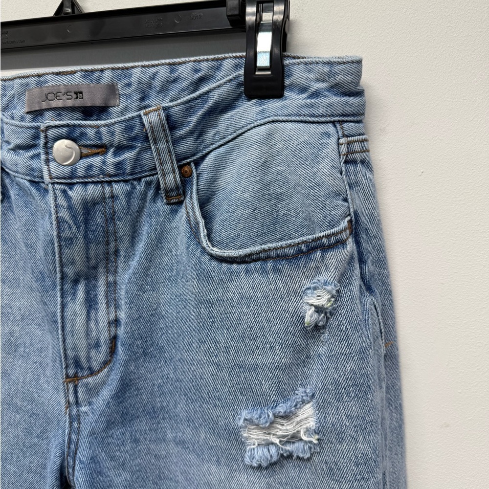Joe’s Jeans Distressed Light Blue Women's Size 30 Raw Hem - Picture 5 of 12